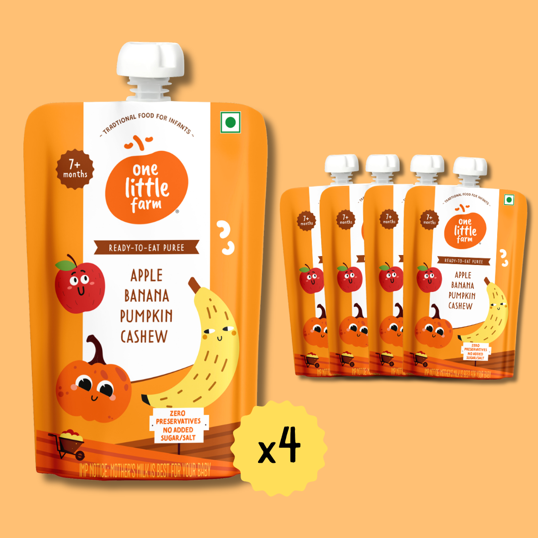 Apple, Banana, Pumpkin, Cashew