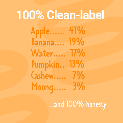 Apple, Banana, Pumpkin, Cashew