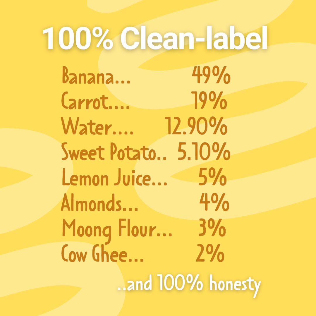 Banana, Carrot, Sweet Potato, Almonds